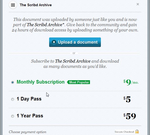 download from scribd without paying or uploading