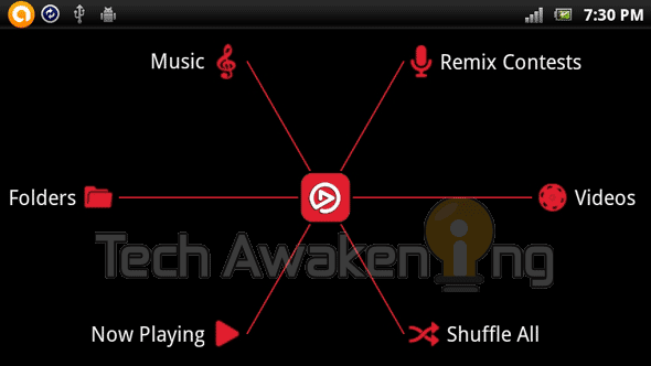 mixzing media player browse songs by folder on android