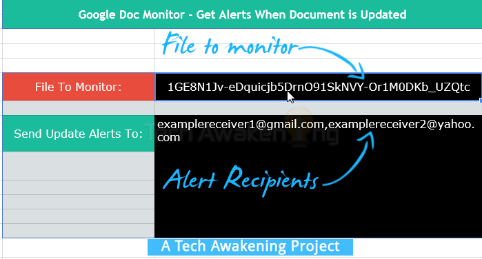 Get Email Alerts When Any Google Document is Edited