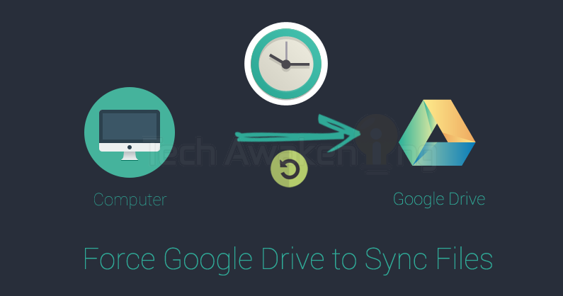 Can I force Google Drive to sync?